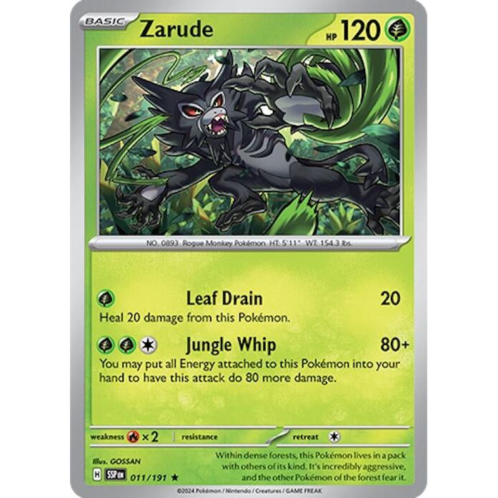 Image for Zarude (011/191) (SSP) - Pokemon