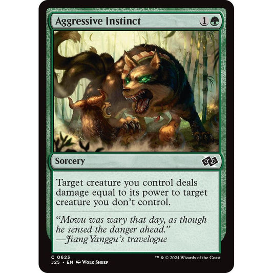 Image for Aggressive Instinct (623) (J25) - Magic: The Gathering