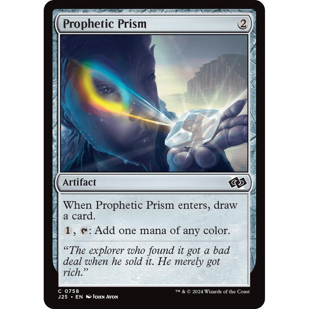Image for Prophetic Prism (758) (J25) - Magic: The Gathering