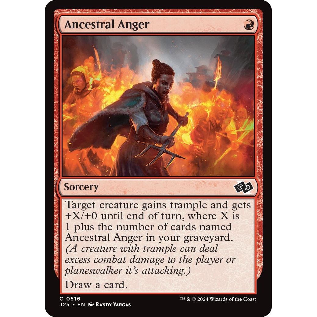 Image for Ancestral Anger (516) (J25) - Magic: The Gathering