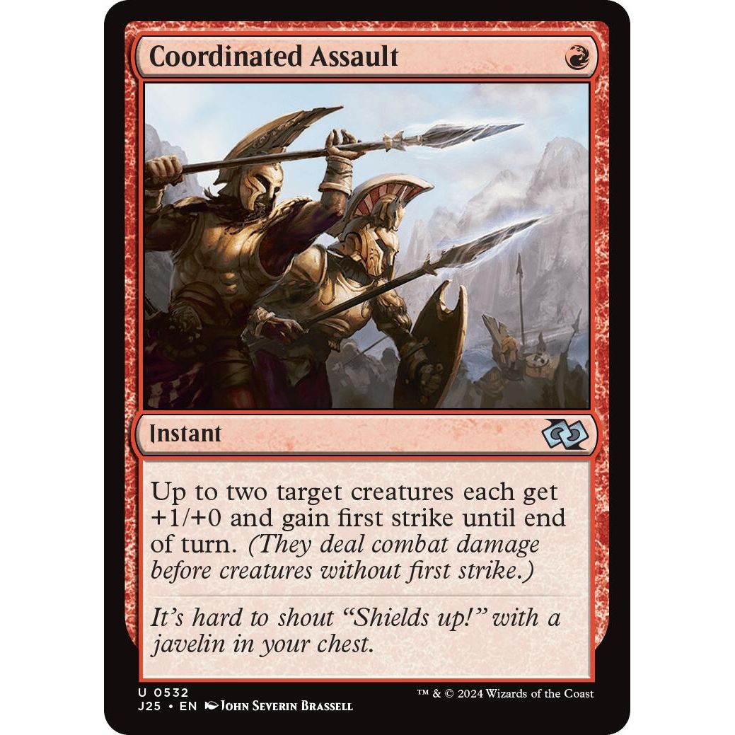 Image for Coordinated Assault (532) (J25) - Magic: The Gathering