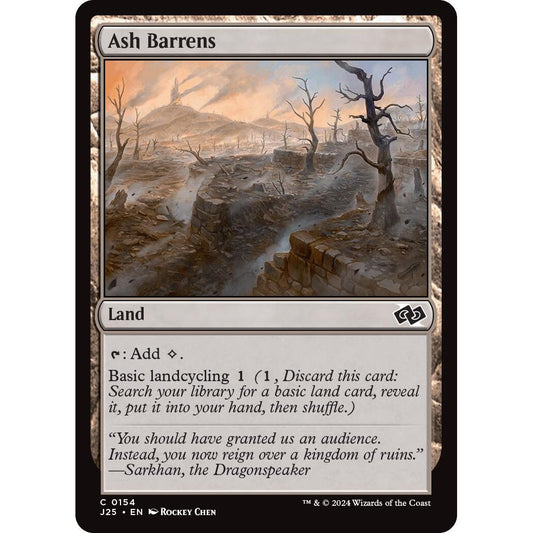 Image for Ash Barrens (154) (J25) - Magic: The Gathering