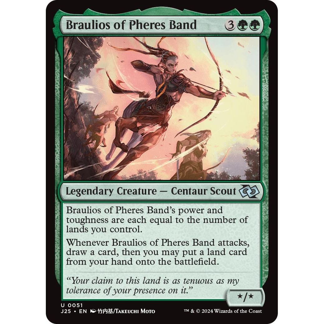 Image for Braulios of Pheres Band (Anime) (51) (J25) - Magic: The Gathering