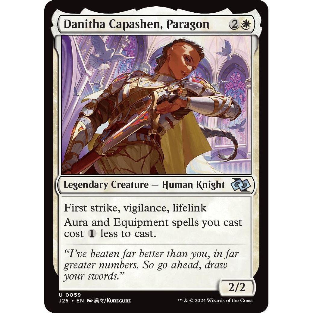 Image for Danitha Capashen, Paragon (Anime) (59) (J25) - Magic: The Gathering