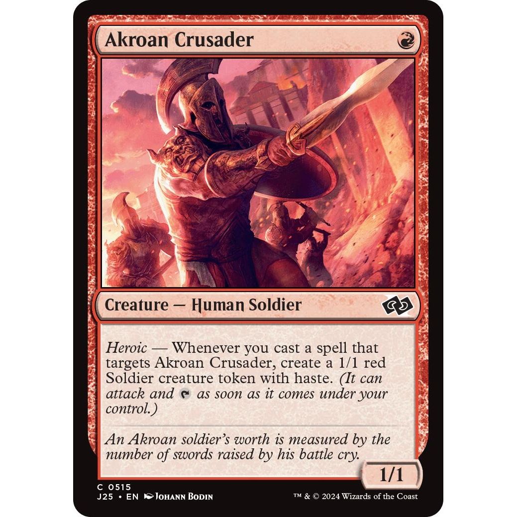 Image for Akroan Crusader (515) (J25) - Magic: The Gathering