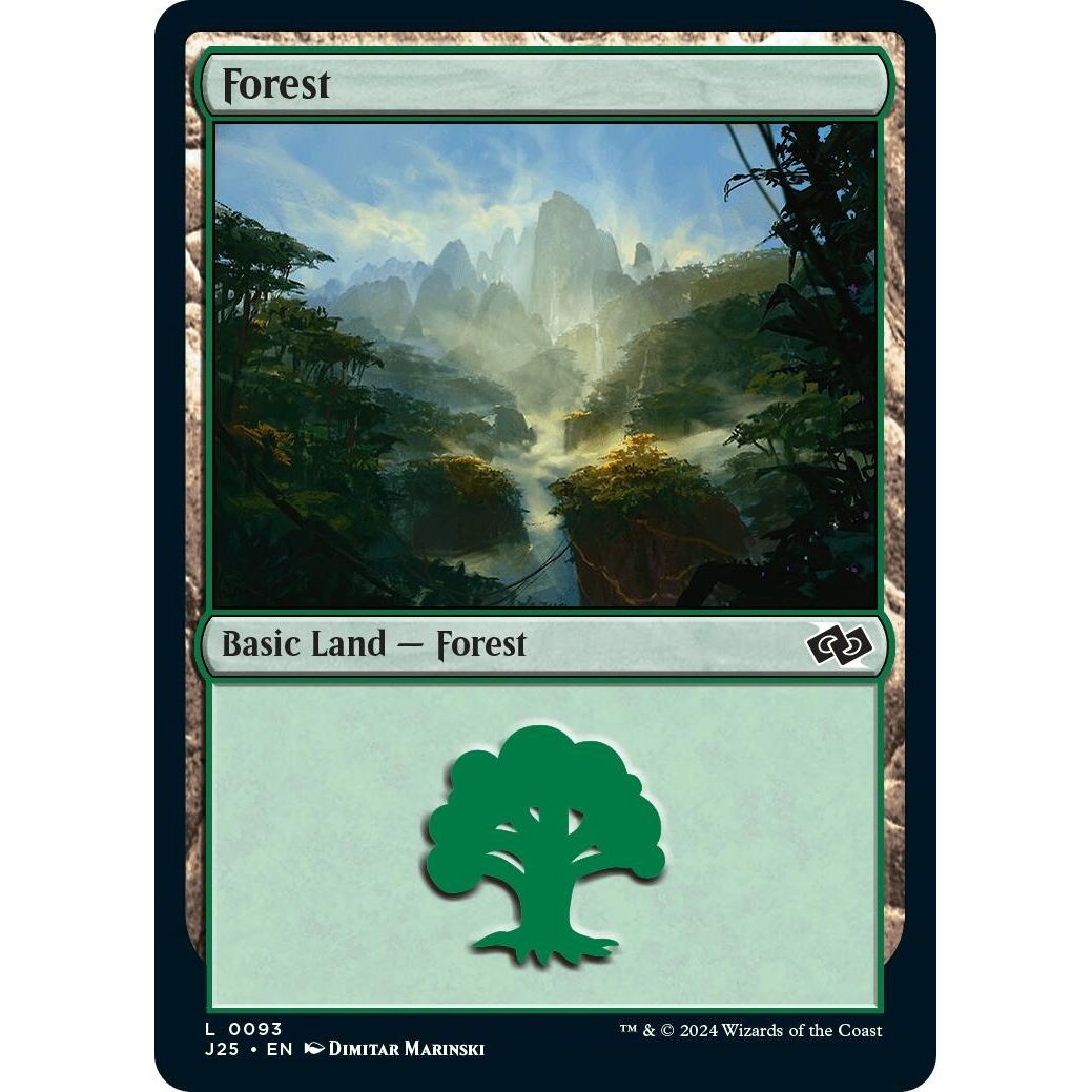 Image for Forest (0093) (93) (J25) - Magic: The Gathering