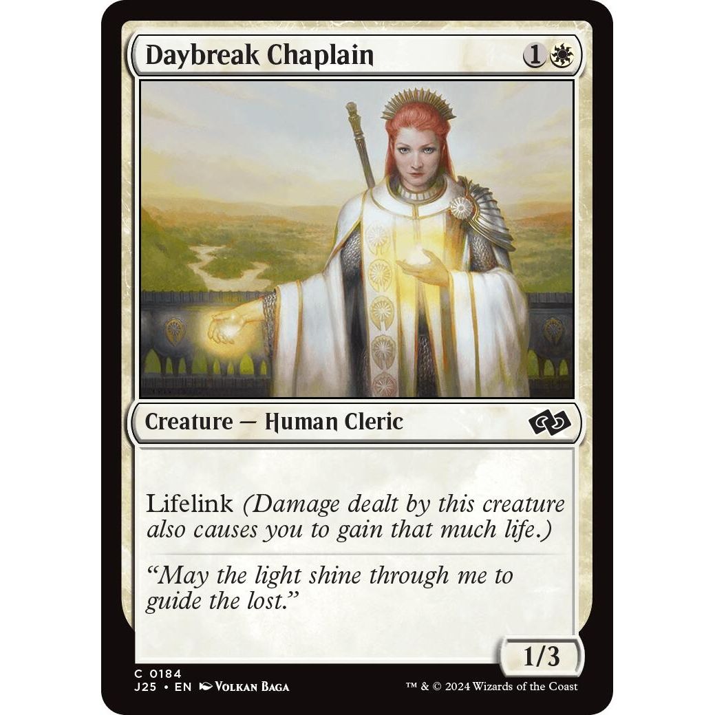 Image for Daybreak Chaplain (184) (J25) - Magic: The Gathering