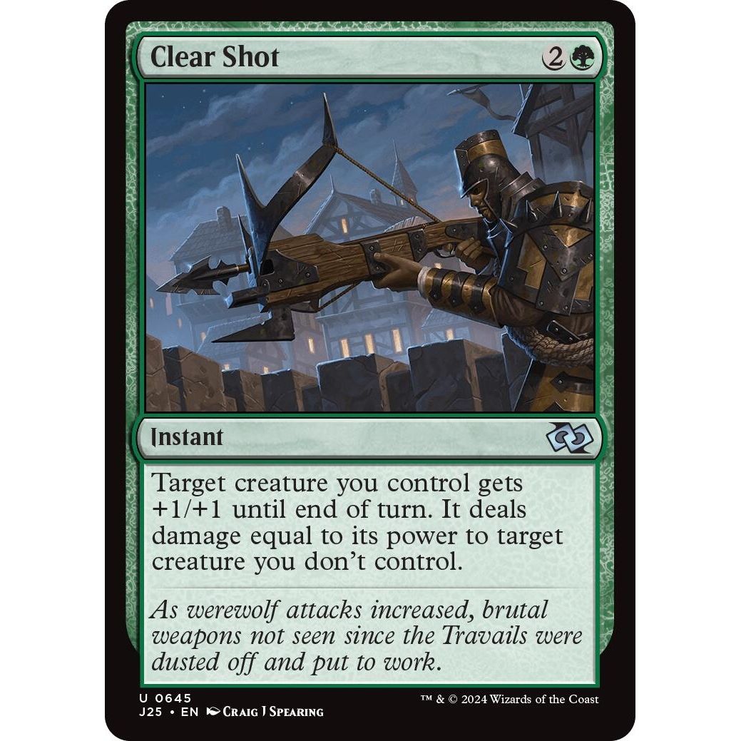 Image for Clear Shot (645) (J25) - Magic: The Gathering