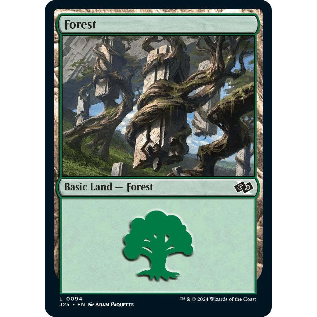 Image for Forest (0094) (94) (J25) - Magic: The Gathering