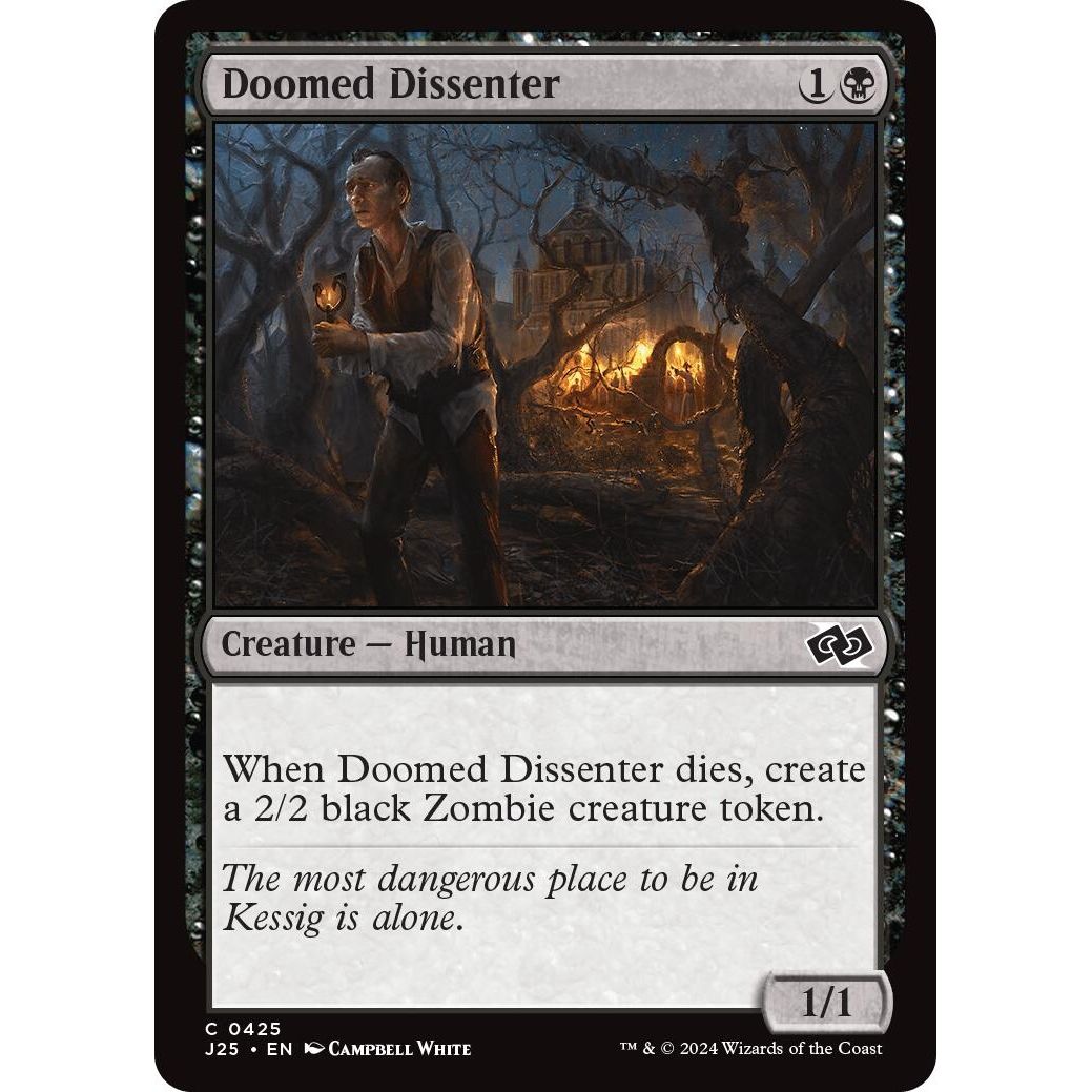 Image for Doomed Dissenter (425) (J25) - Magic: The Gathering