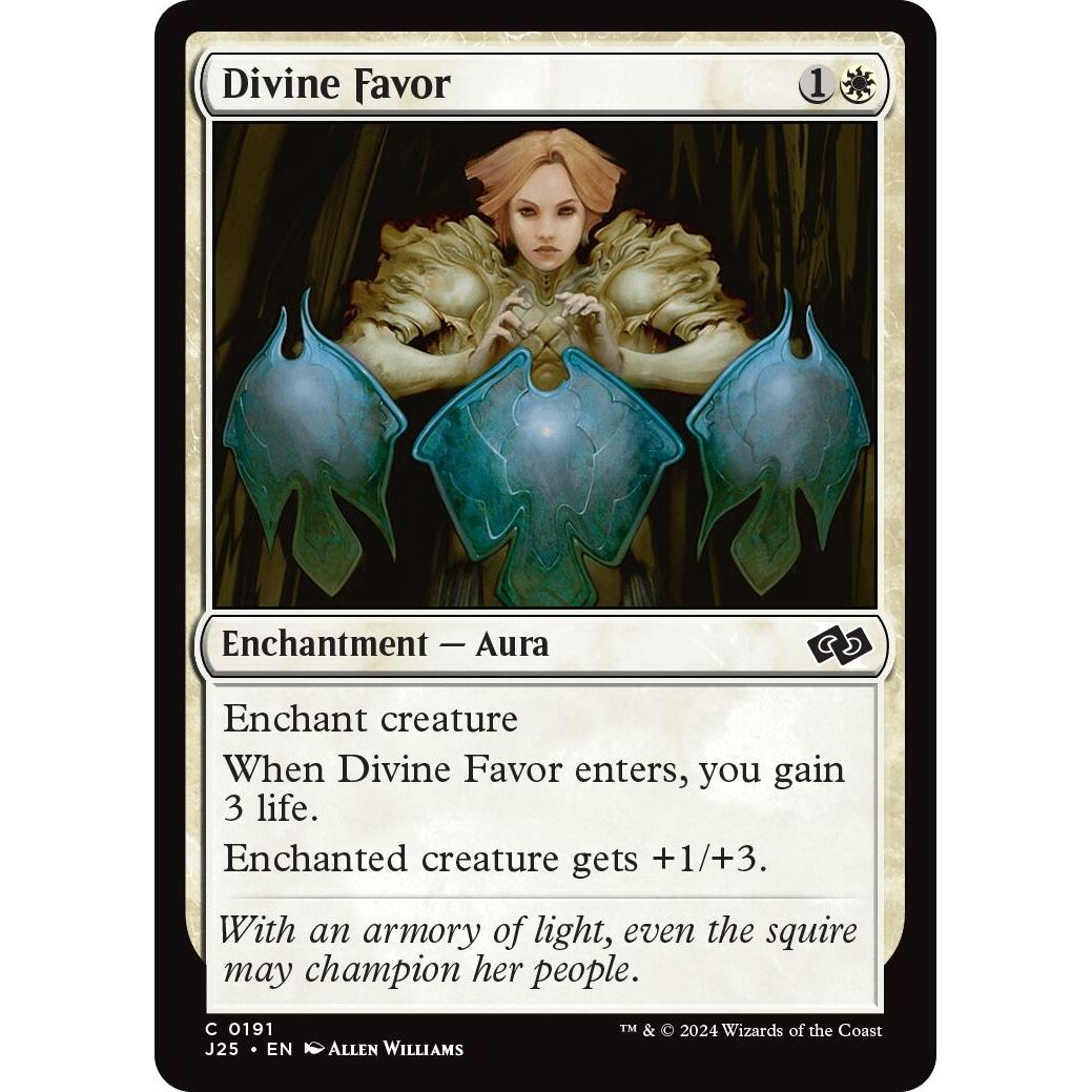 Image for Divine Favor (191) (J25) - Magic: The Gathering