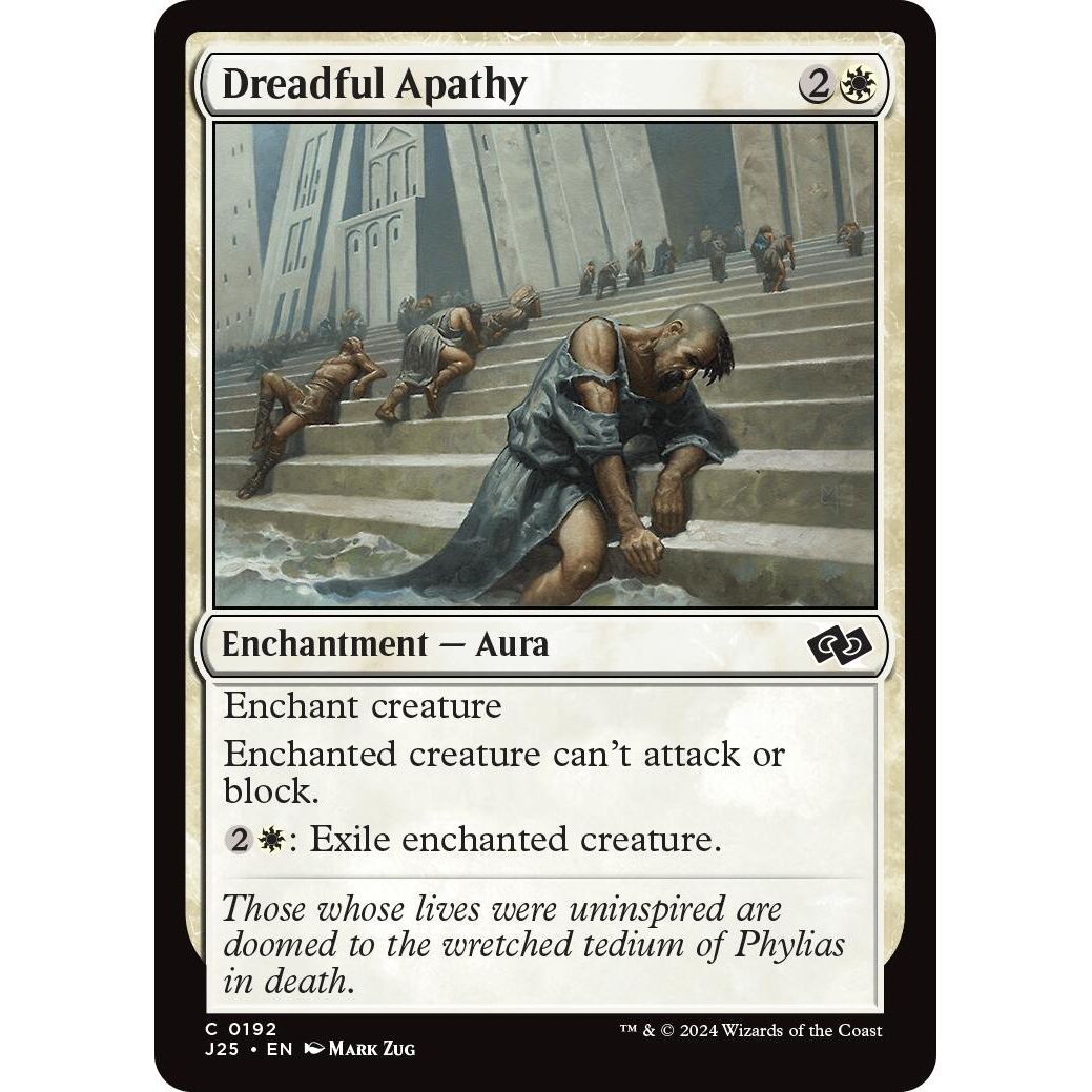 Image for Dreadful Apathy (192) (J25) - Magic: The Gathering