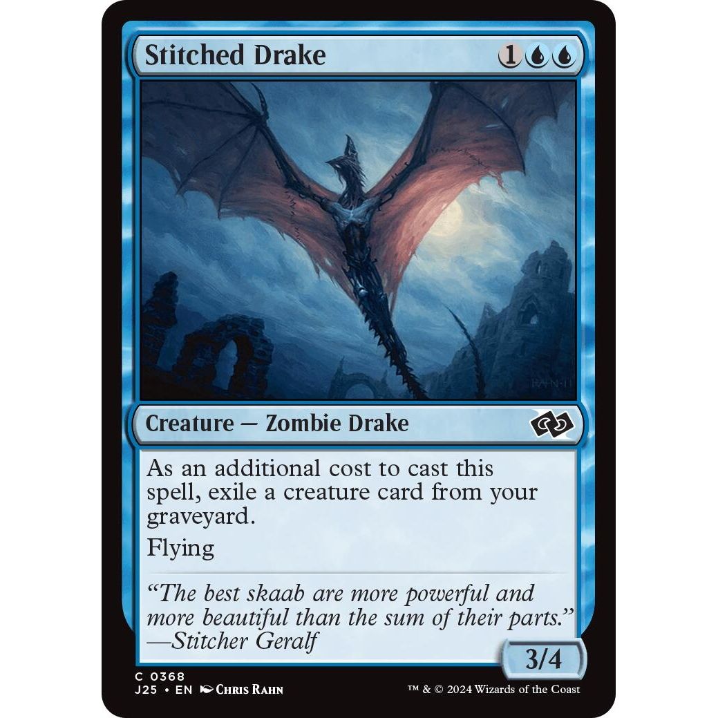 Image for Stitched Drake (368) (J25) - Magic: The Gathering