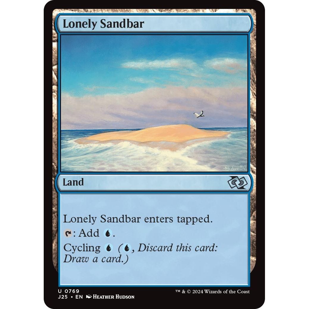 Image for Lonely Sandbar (769) (J25) - Magic: The Gathering
