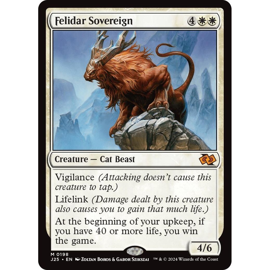 Image for Felidar Sovereign (198) (J25) - Magic: The Gathering
