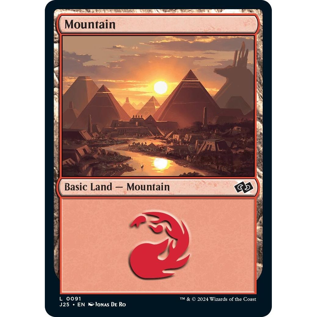 Image for Mountain (0091) (91) (J25) - Magic: The Gathering
