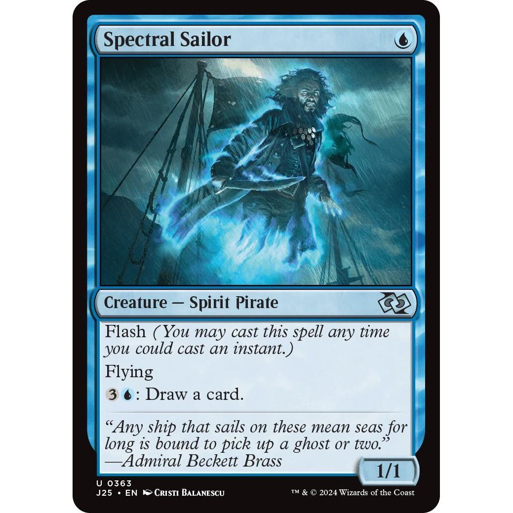 Image for Spectral Sailor (363) (J25) - Magic: The Gathering