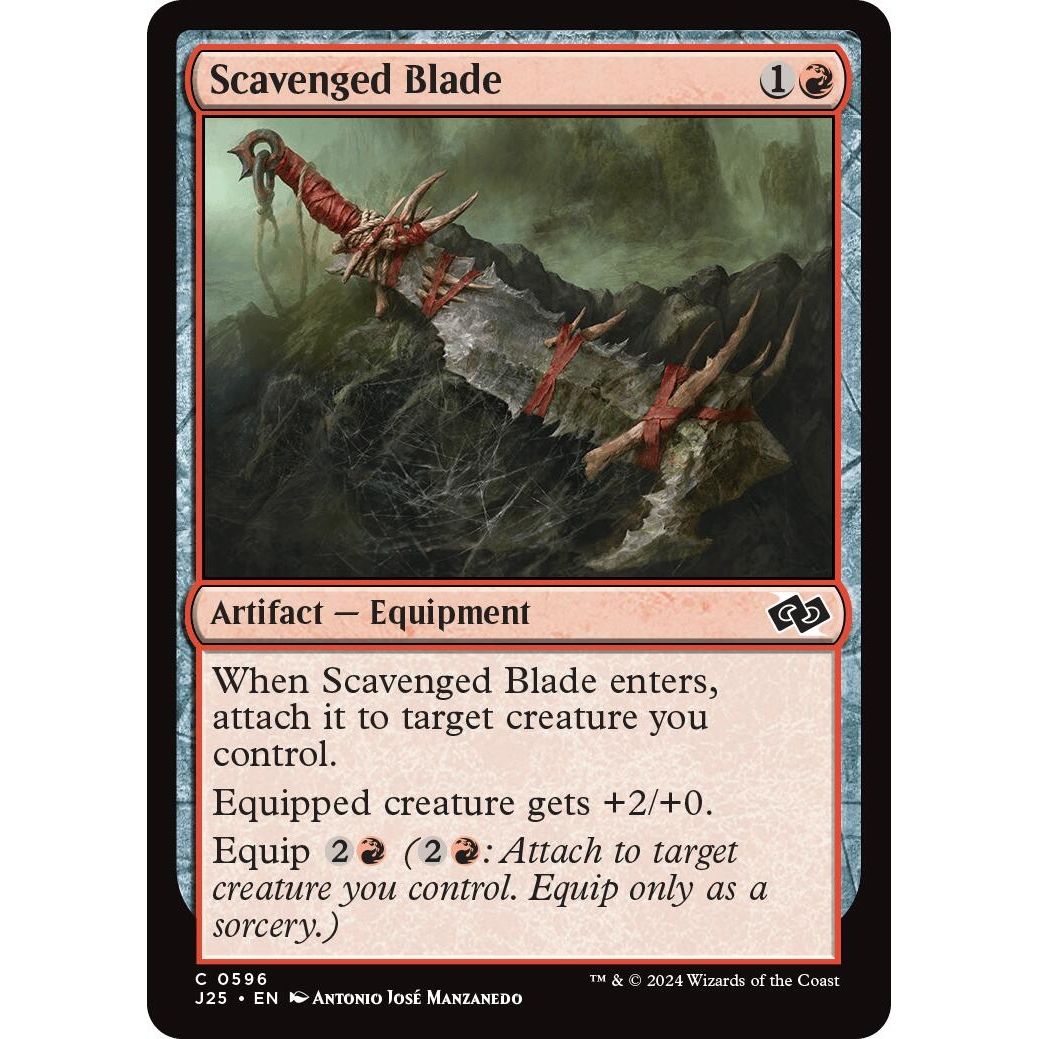 Image for Scavenged Blade (596) (J25) - Magic: The Gathering