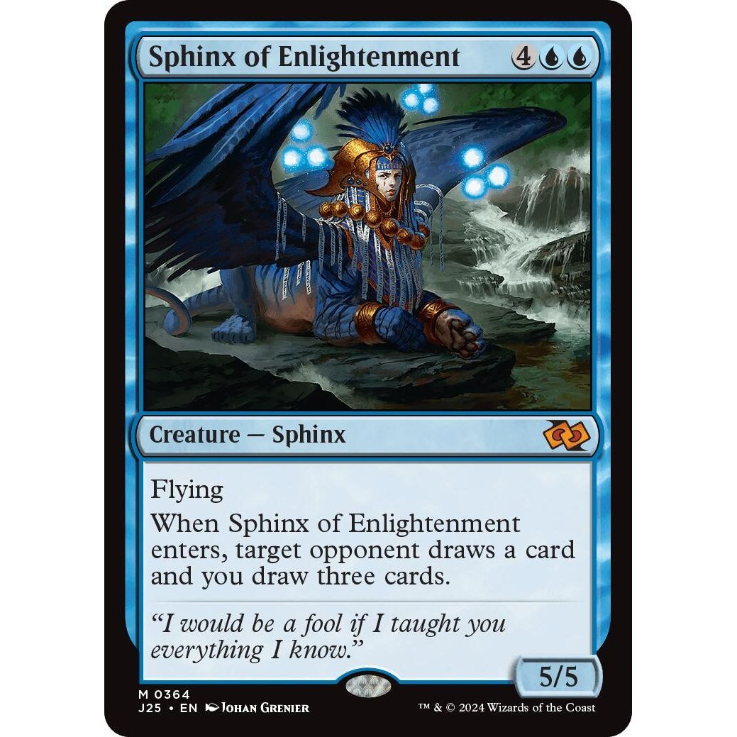 Image for Sphinx of Enlightenment (364) (J25) - Magic: The Gathering