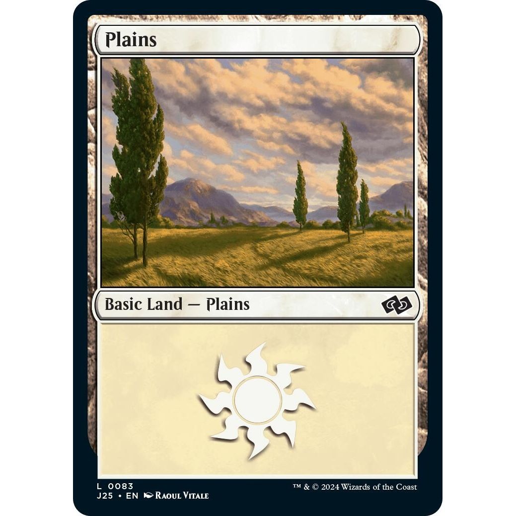 Image for Plains (0083) (83) (J25) - Magic: The Gathering