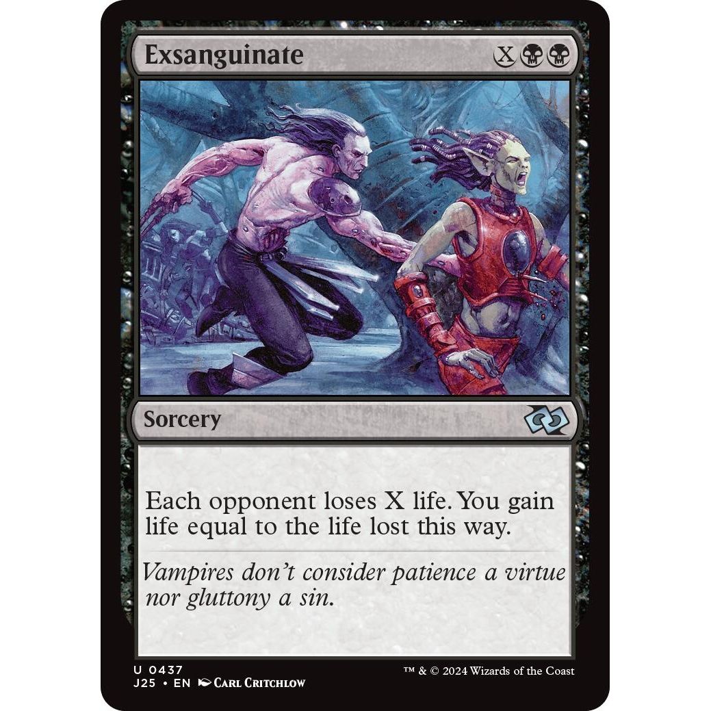 Image for Exsanguinate (437) (J25) - Magic: The Gathering