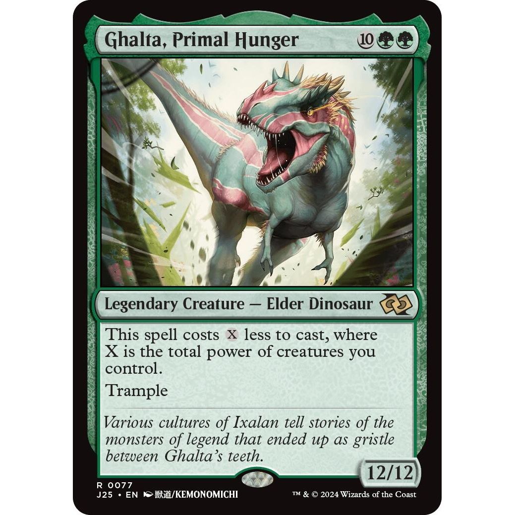 Image for Ghalta, Primal Hunger (Anime) (77) (J25) - Magic: The Gathering
