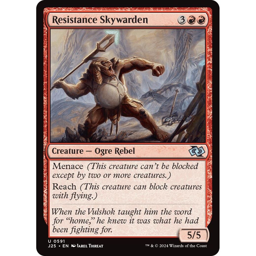 Image for Resistance Skywarden (591) (J25) - Magic: The Gathering