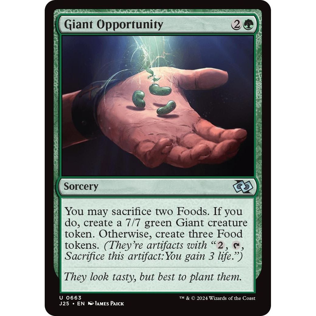 Image for Giant Opportunity (663) (J25) - Magic: The Gathering