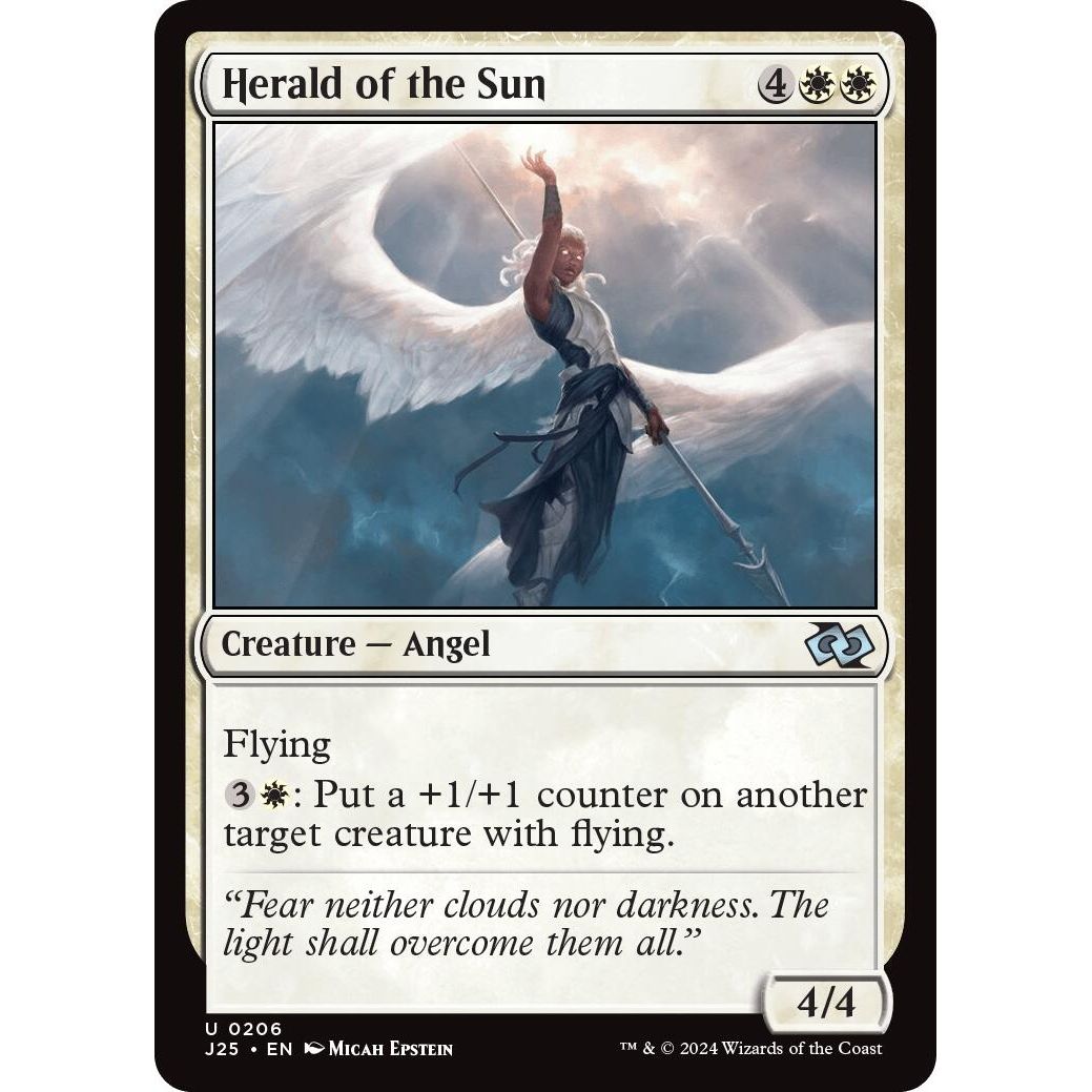 Image for Herald of the Sun (206) (J25) - Magic: The Gathering