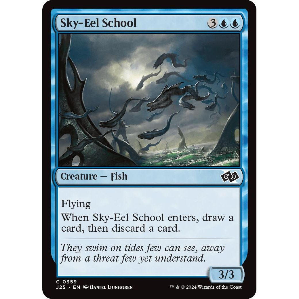 Image for Sky-Eel School (359) (J25) - Magic: The Gathering