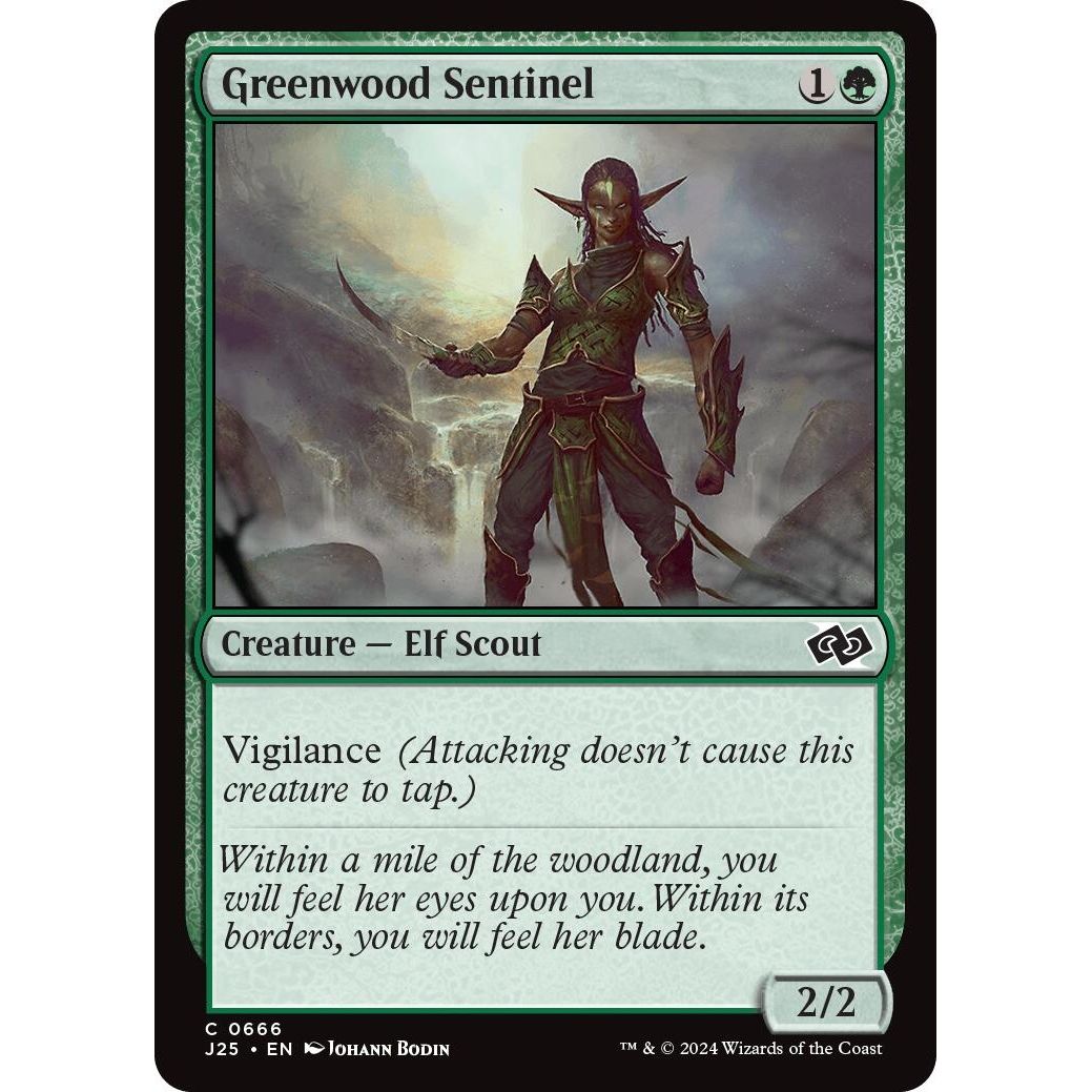 Image for Greenwood Sentinel (666) (J25) - Magic: The Gathering
