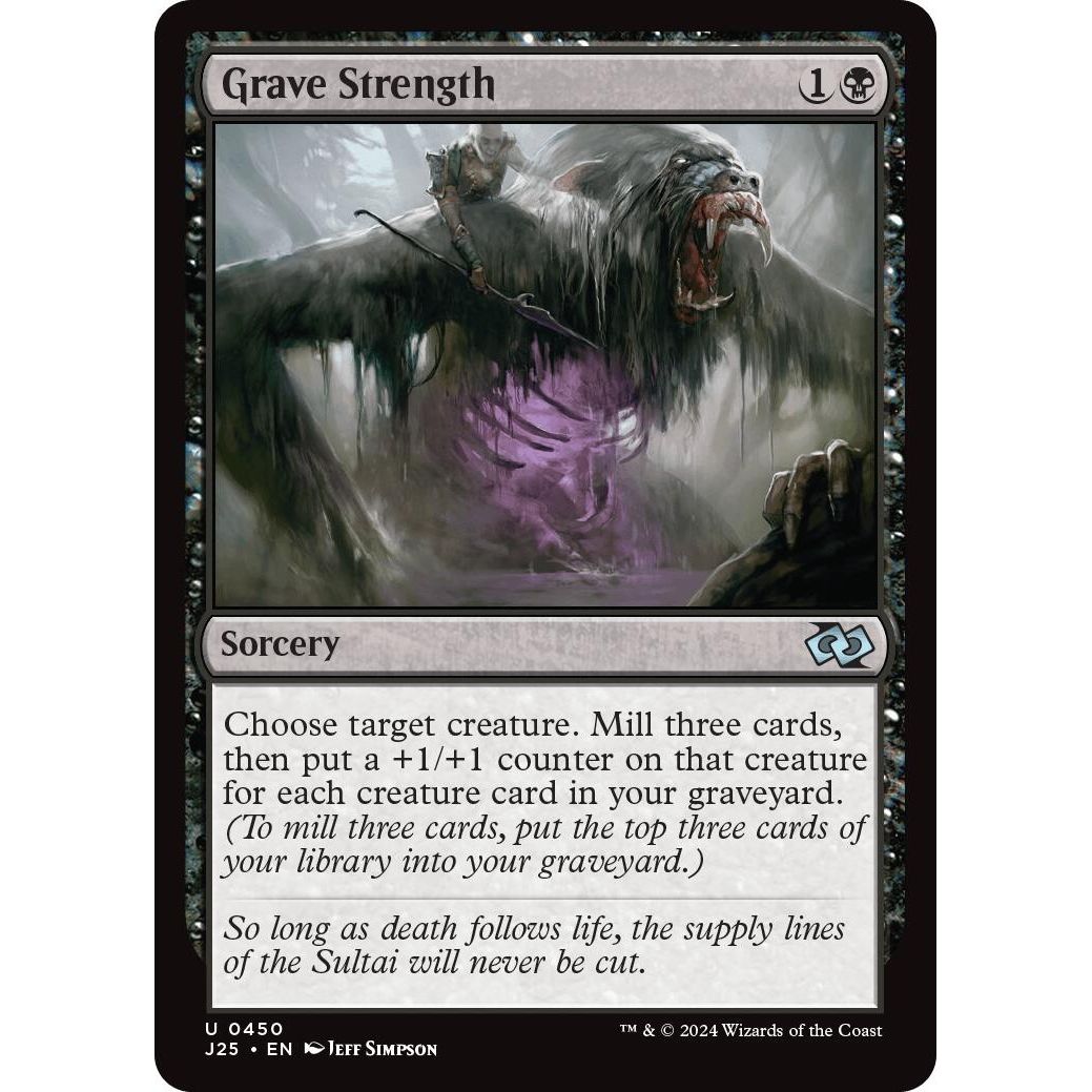 Image for Grave Strength (450) (J25) - Magic: The Gathering
