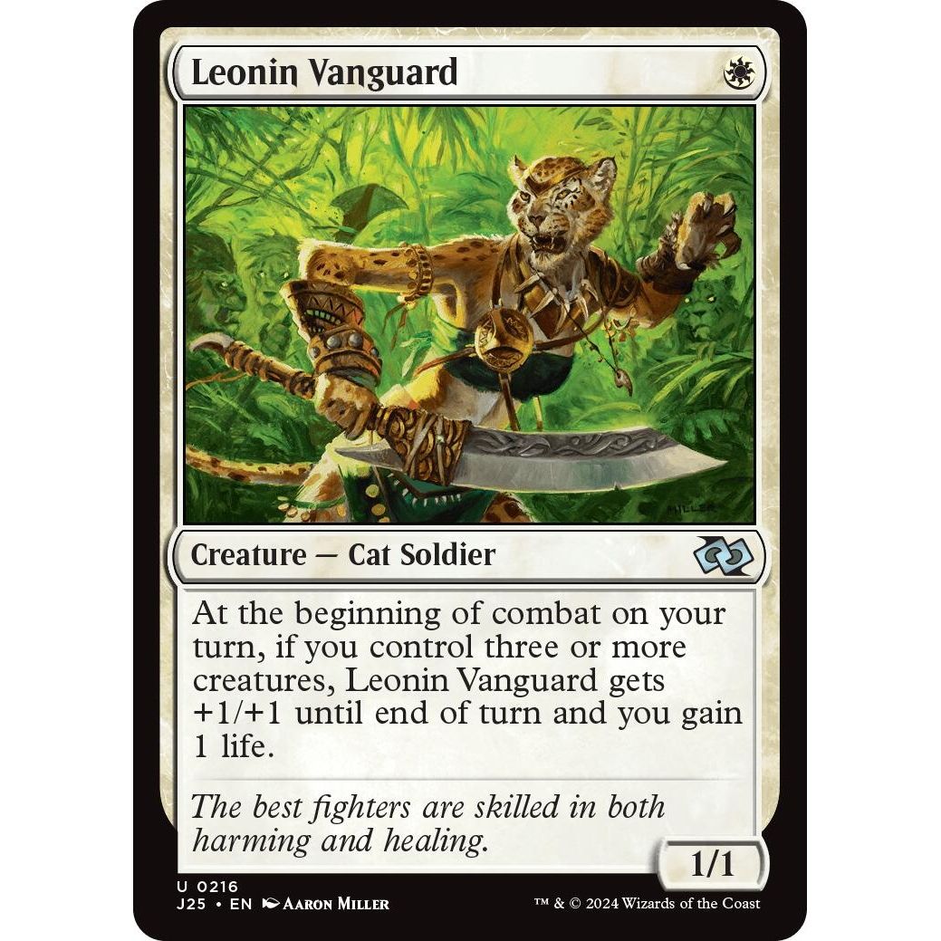 Image for Leonin Vanguard (216) (J25) - Magic: The Gathering