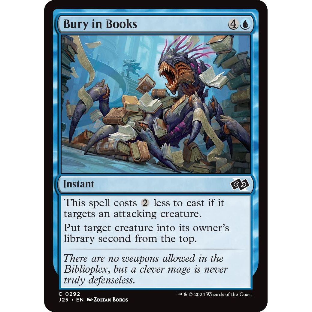 Image for Bury in Books (292) (J25) - Magic: The Gathering