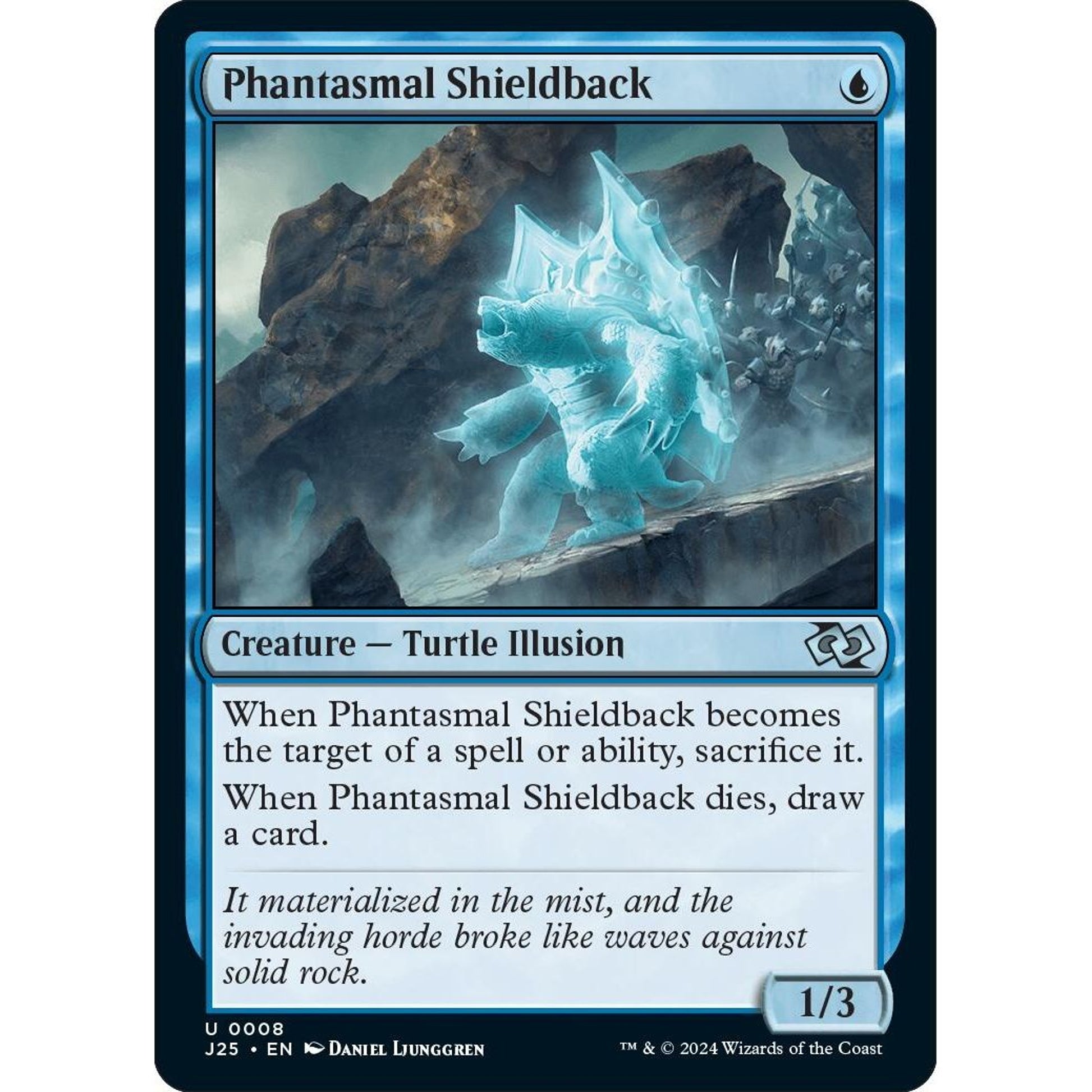 Image for Phantasmal Shieldback (8) (J25) - Magic: The Gathering