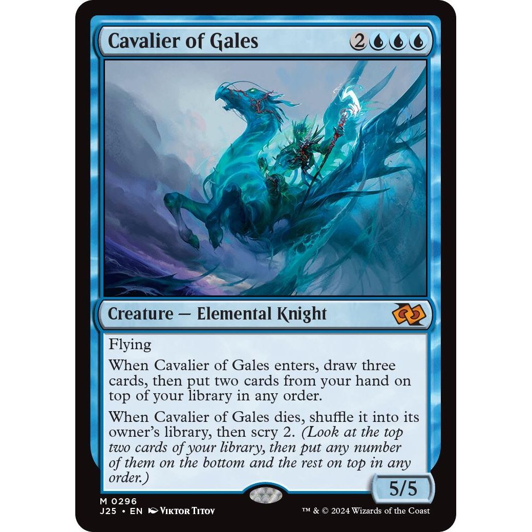 Image for Cavalier of Gales (296) (J25) - Magic: The Gathering