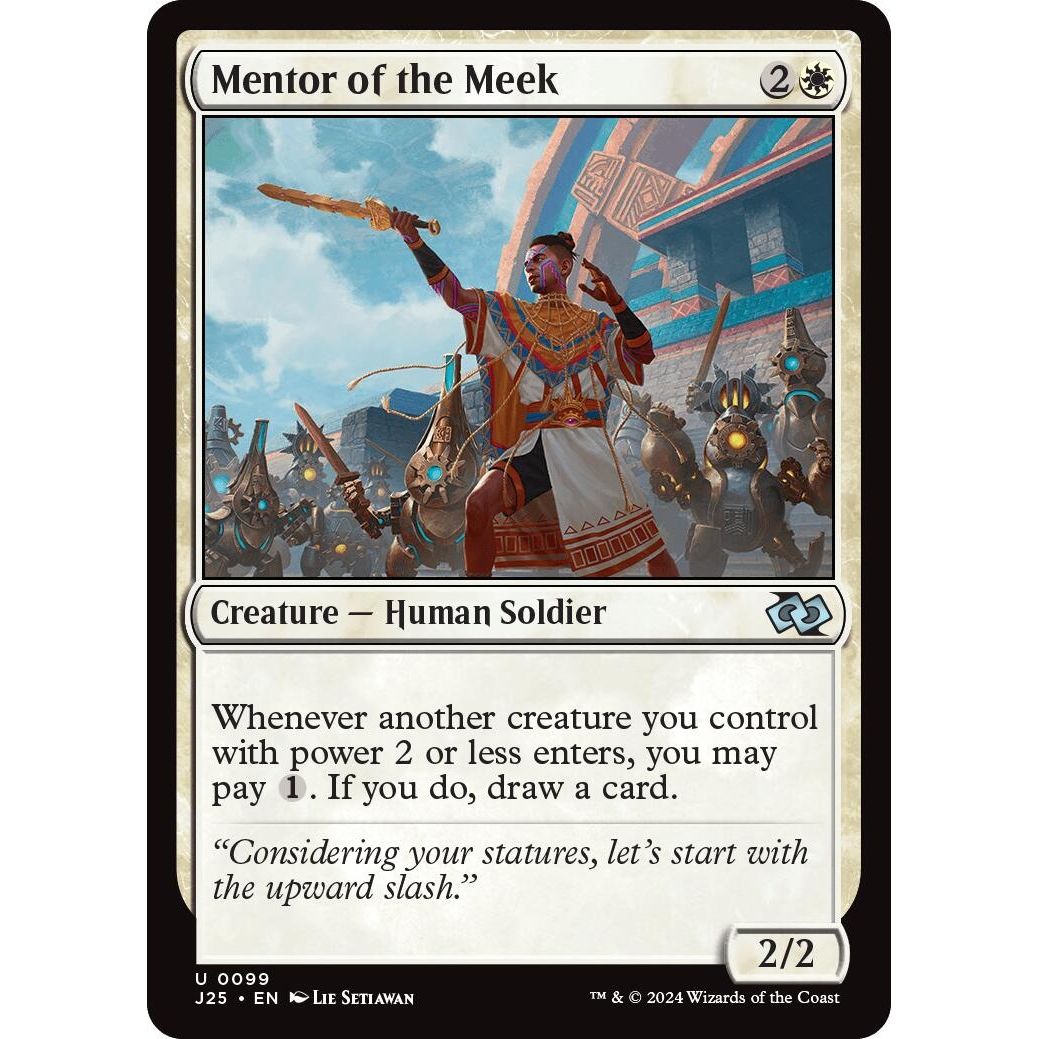 Image for Mentor of the Meek (99) (J25) - Magic: The Gathering