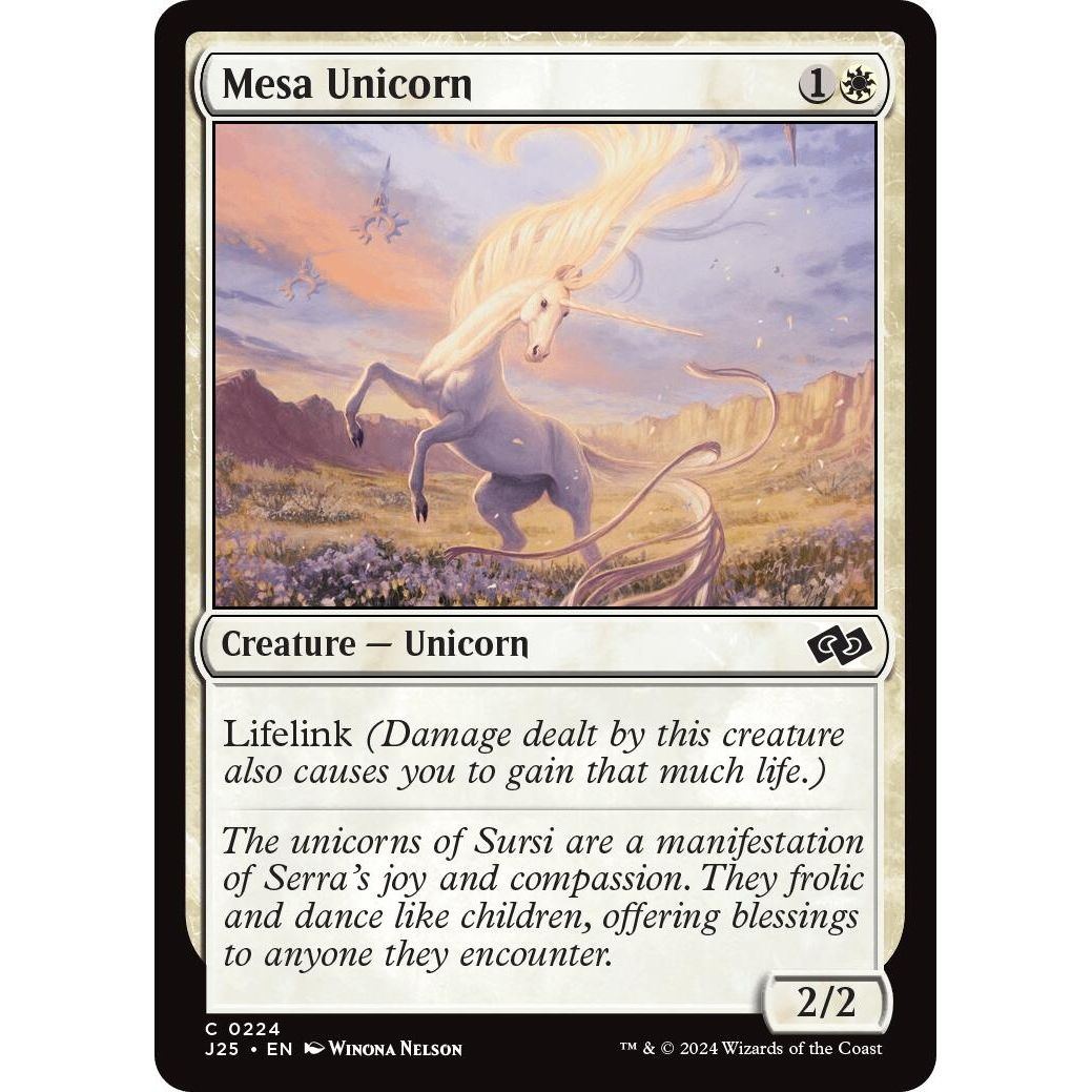 Image for Mesa Unicorn (224) (J25) - Magic: The Gathering