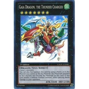 Image for Gaia Dragon, the Thunder Charger (GAOV-EN046) (GAOV) - YuGiOh