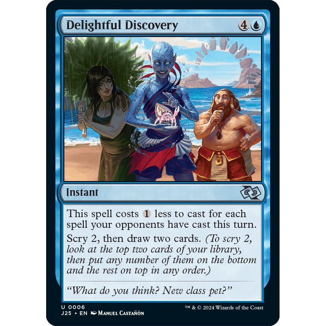 Image for Delightful Discovery (6) (J25) - Magic: The Gathering