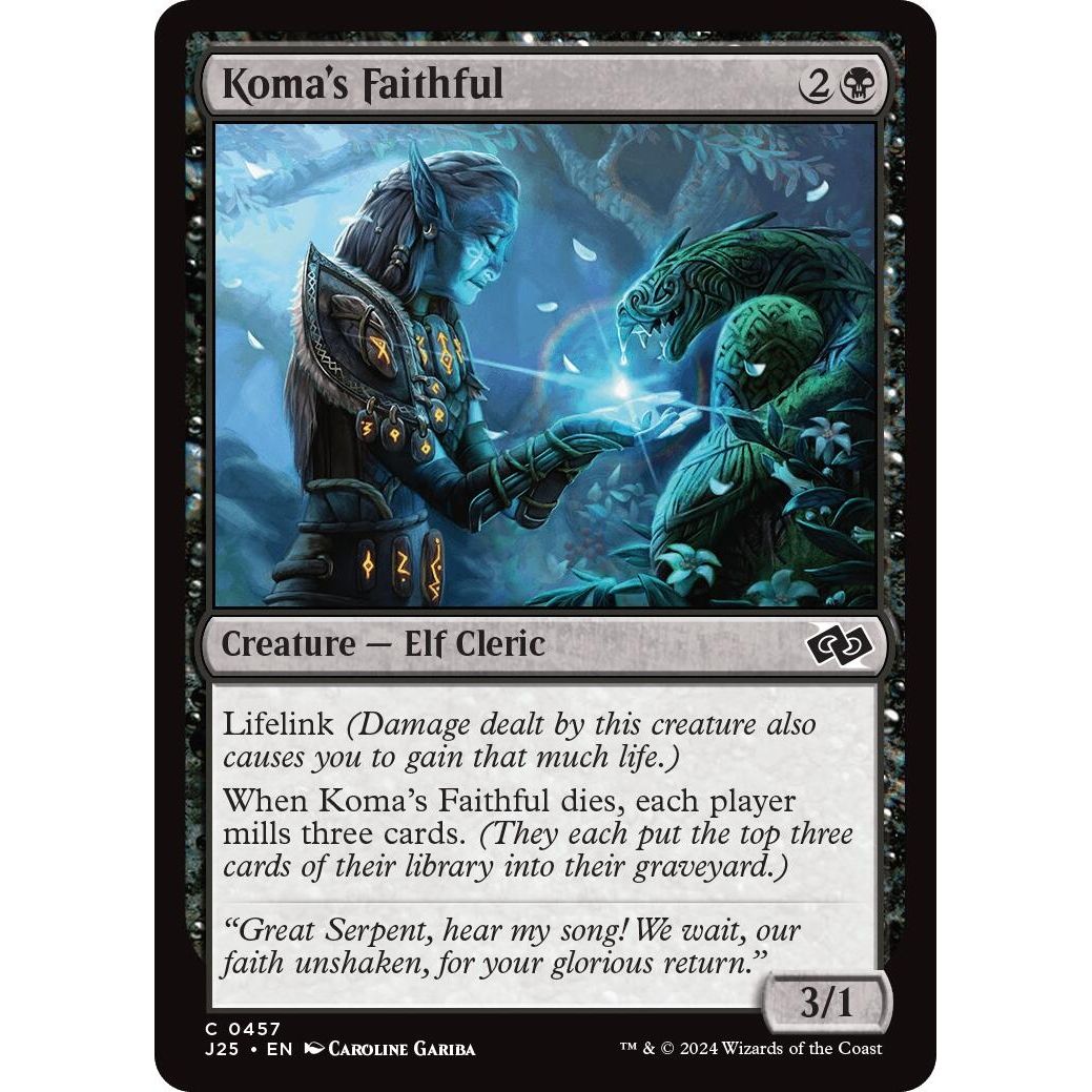 Image for Koma's Faithful (457) (J25) - Magic: The Gathering