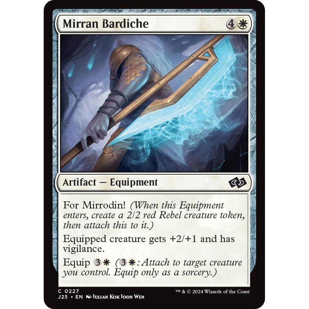 Image for Mirran Bardiche (227) (J25) - Magic: The Gathering
