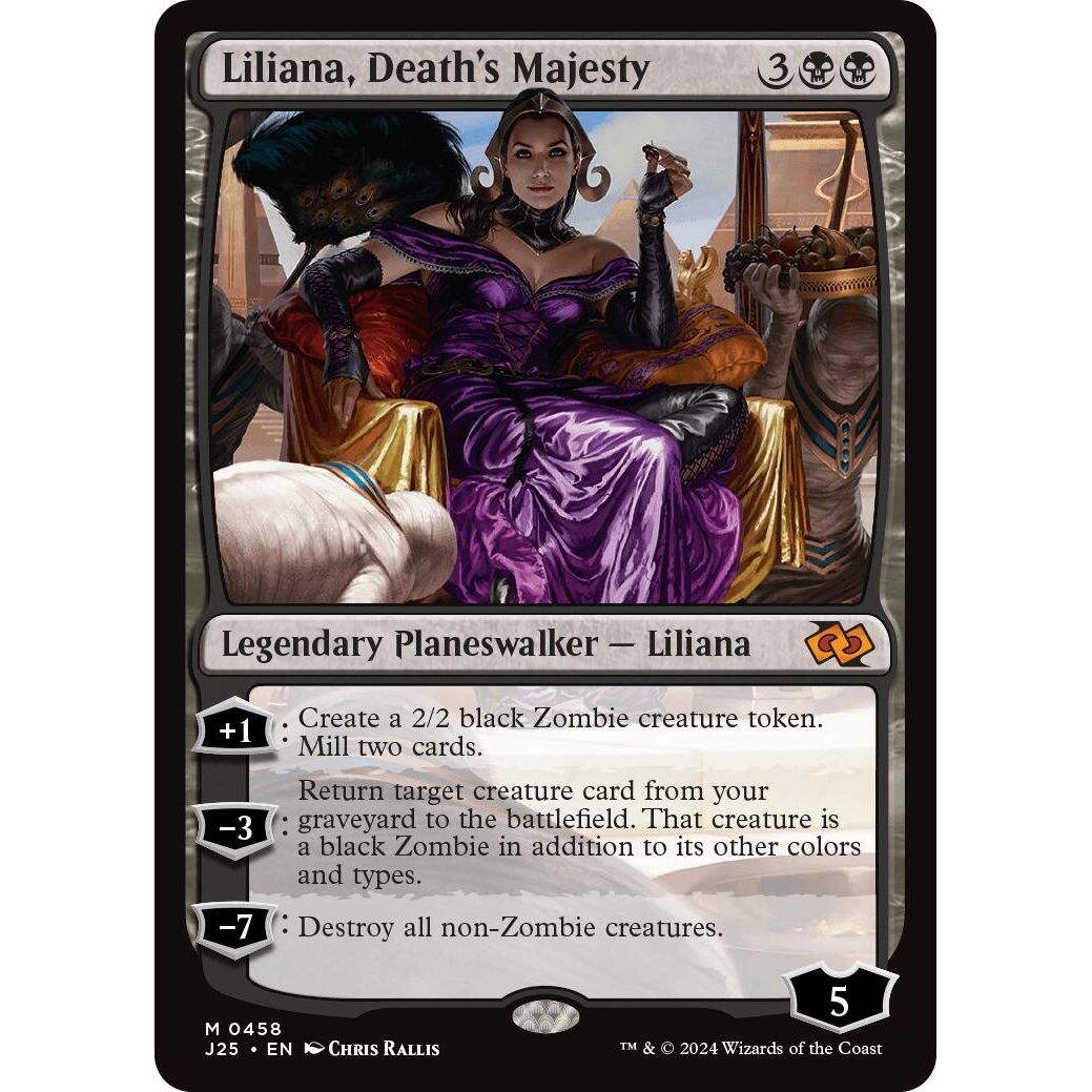 Image for Liliana, Death's Majesty (458) (J25) - Magic: The Gathering