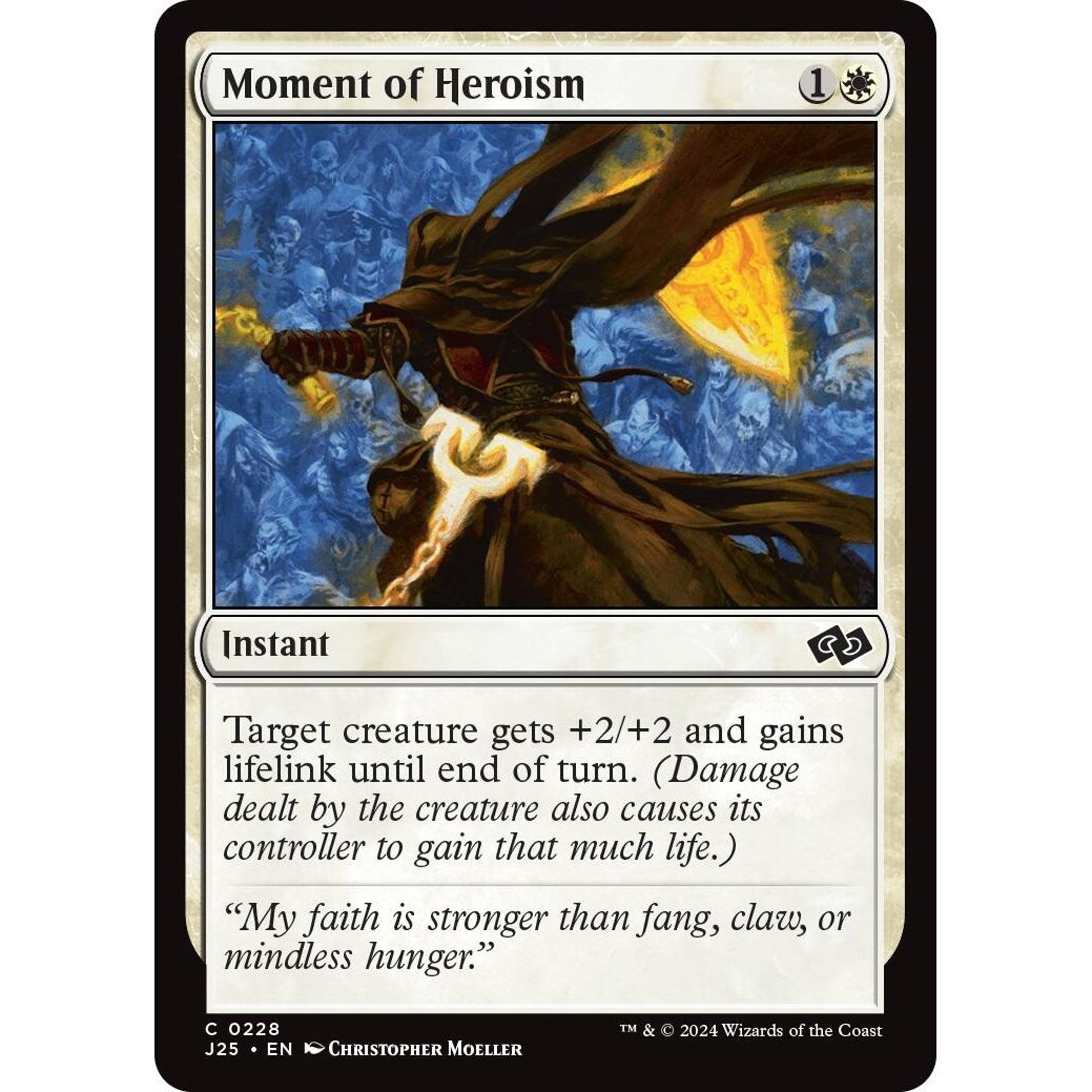 Image for Moment of Heroism (228) (J25) - Magic: The Gathering