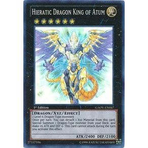Image for Hieratic Dragon King of Atum (GAOV-EN047) (GAOV) - YuGiOh
