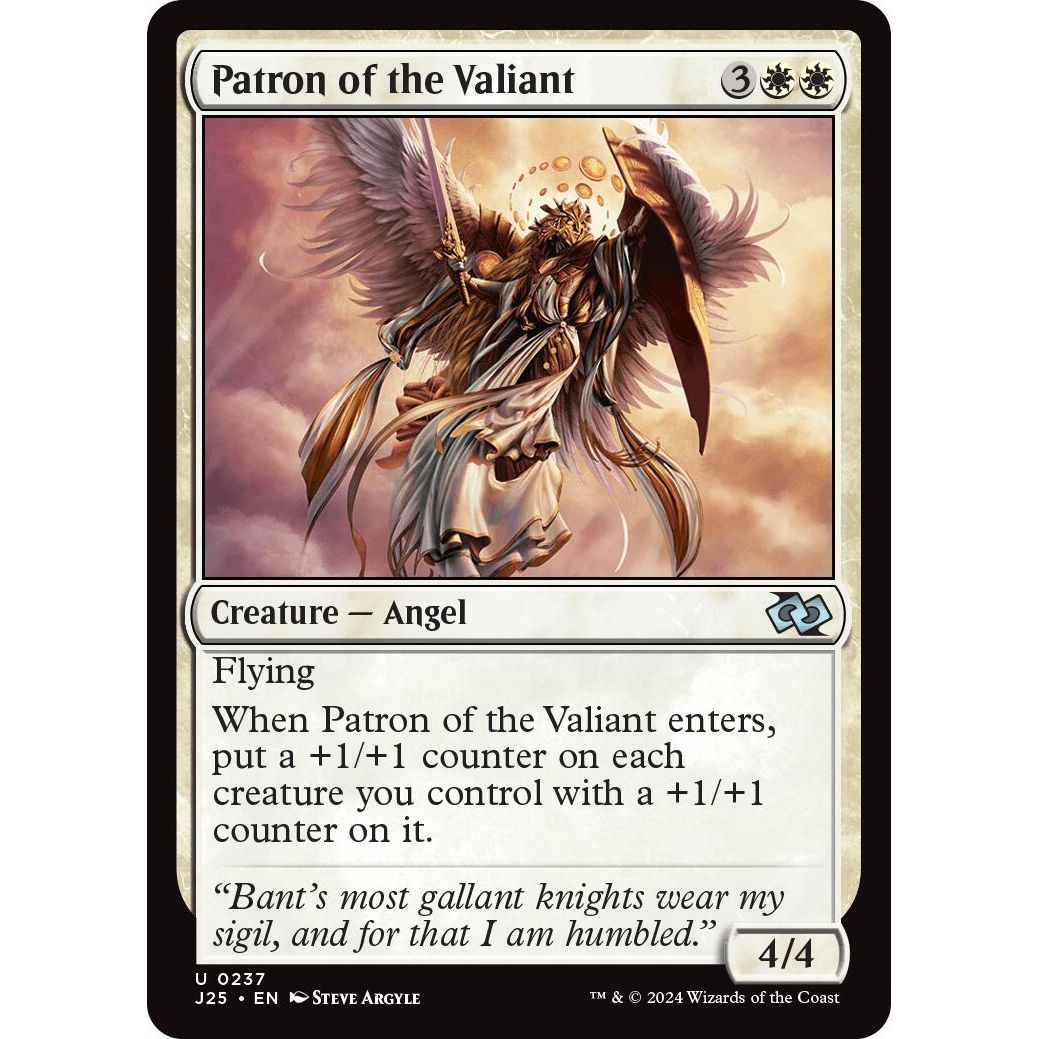 Image for Patron of the Valiant (237) (J25) - Magic: The Gathering
