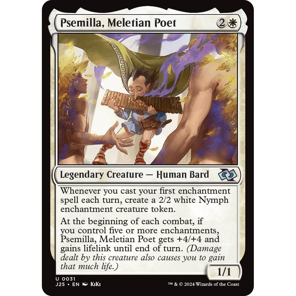 Image for Psemilla, Meletian Poet (Anime) (31) (J25) - Magic: The Gathering
