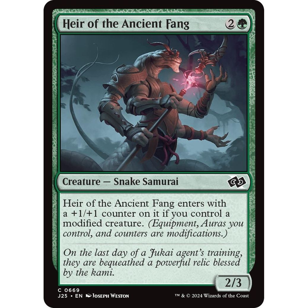 Image for Heir of the Ancient Fang (669) (J25) - Magic: The Gathering