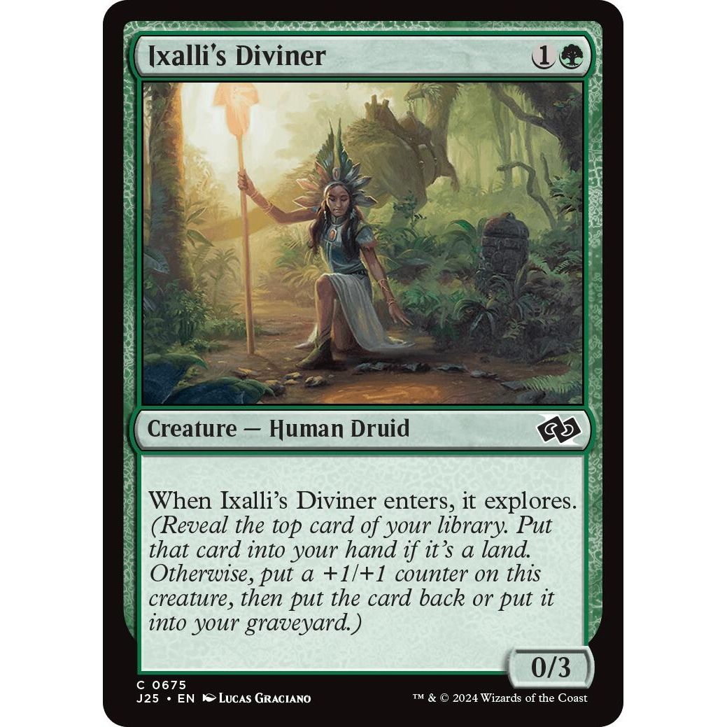 Image for Ixalli's Diviner (675) (J25) - Magic: The Gathering
