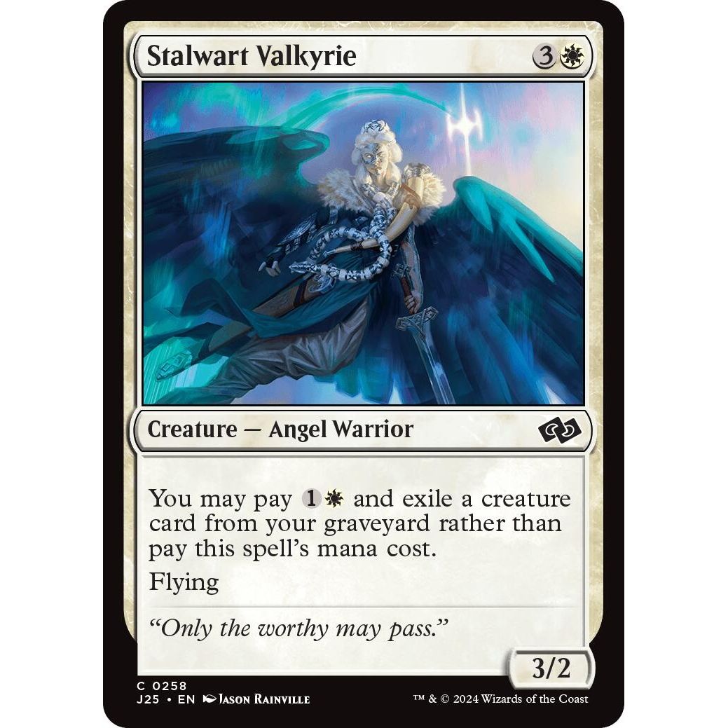 Image for Stalwart Valkyrie (258) (J25) - Magic: The Gathering